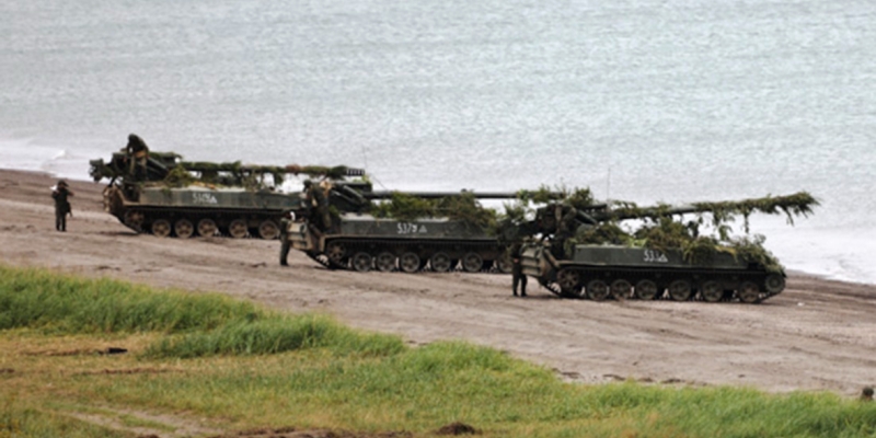  el ejército Ruso comenzó ejercicios a gran escala en Kuriles