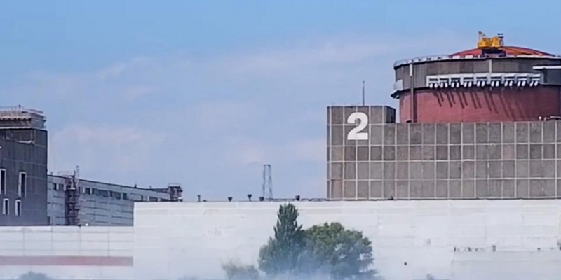  en Zaporizhia declaró tres impactos en el área de almacenamiento de isótopos cerca de la central nuclear 