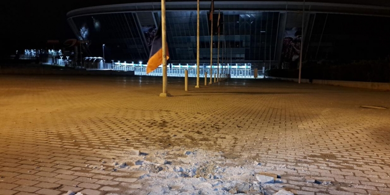  el Estadio y el mercado en el centro de Donetsk fueron bombardeados por las fuerzas armadas de Ucrania 