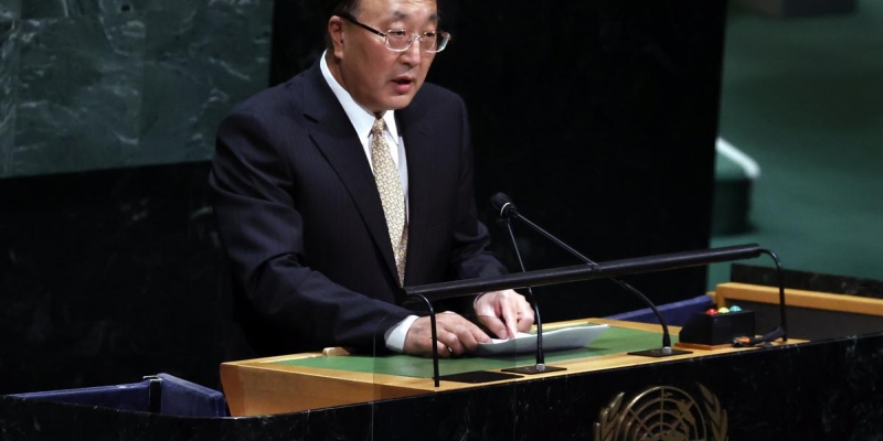  el embajador De China ante la ONU anunció la publicación del plan de paz en los próximos días 