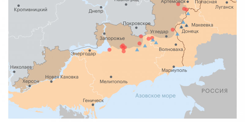Военная операция на Украине. Карта на 31 июля