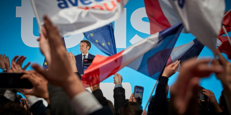  la disputa Presencial le dio a Macron otro porcentaje 