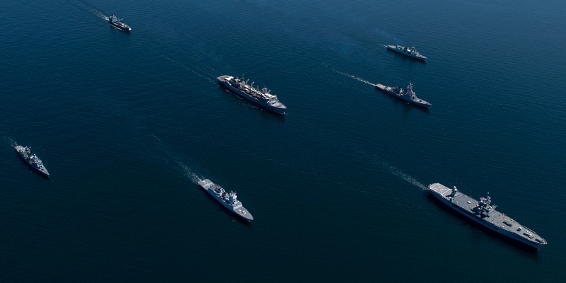 los ejercicios de la OTAN con la participación de barcos 45 se llevarán a cabo en el mar Báltico