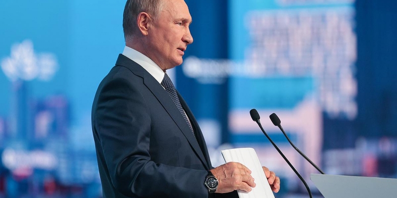  & laquo; Que piensen» y & laquo; cola de lobo»: lo principal del discurso de Putin en el WEF