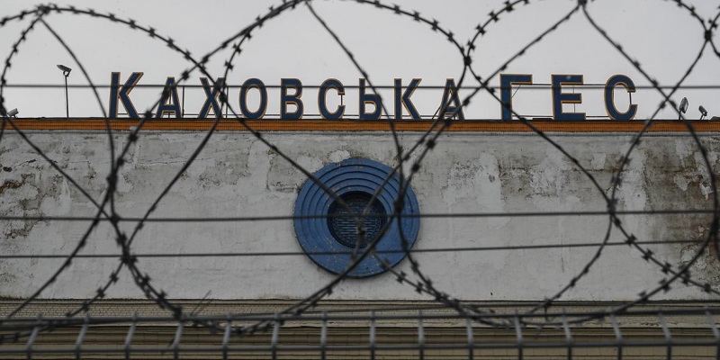  VGA informó sobre el bombardeo de la central hidroeléctrica de kakhov
