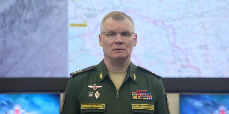  el Ministerio de defensa informó sobre la destrucción de dos HIMARS en druzhkovka 