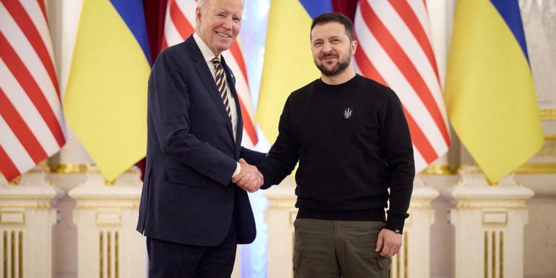  Biden explicó la visita a Kiev antes del aniversario de la operación militar 